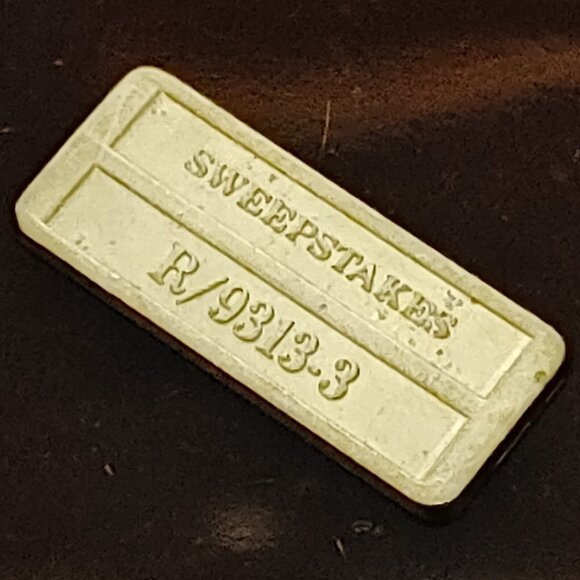 National Clearing House Sweepstakes Ingot Medal Token R/9313-3 - Picture 3 of 3